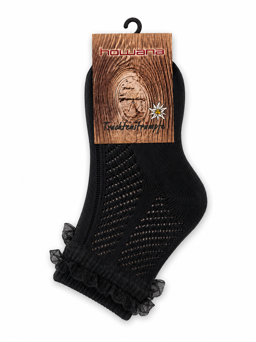 Trachtensocke schwarz