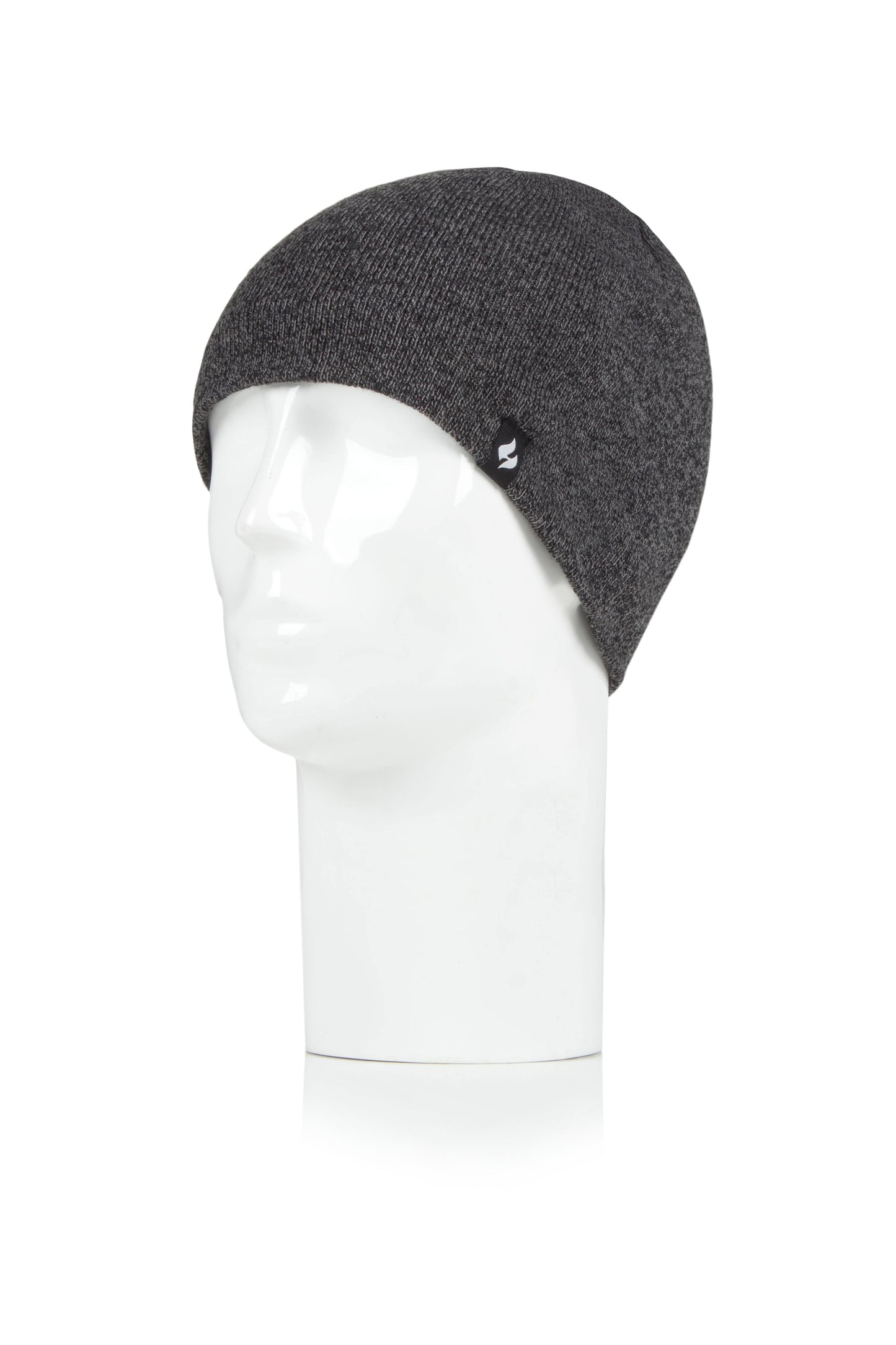Mens Rowan Beanie Hat - Charcoal