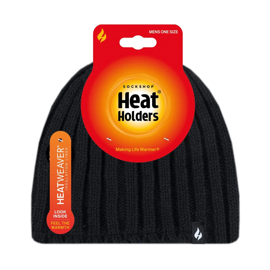 Heat Holders Herren Alder Original Thermomütze – Schwarz