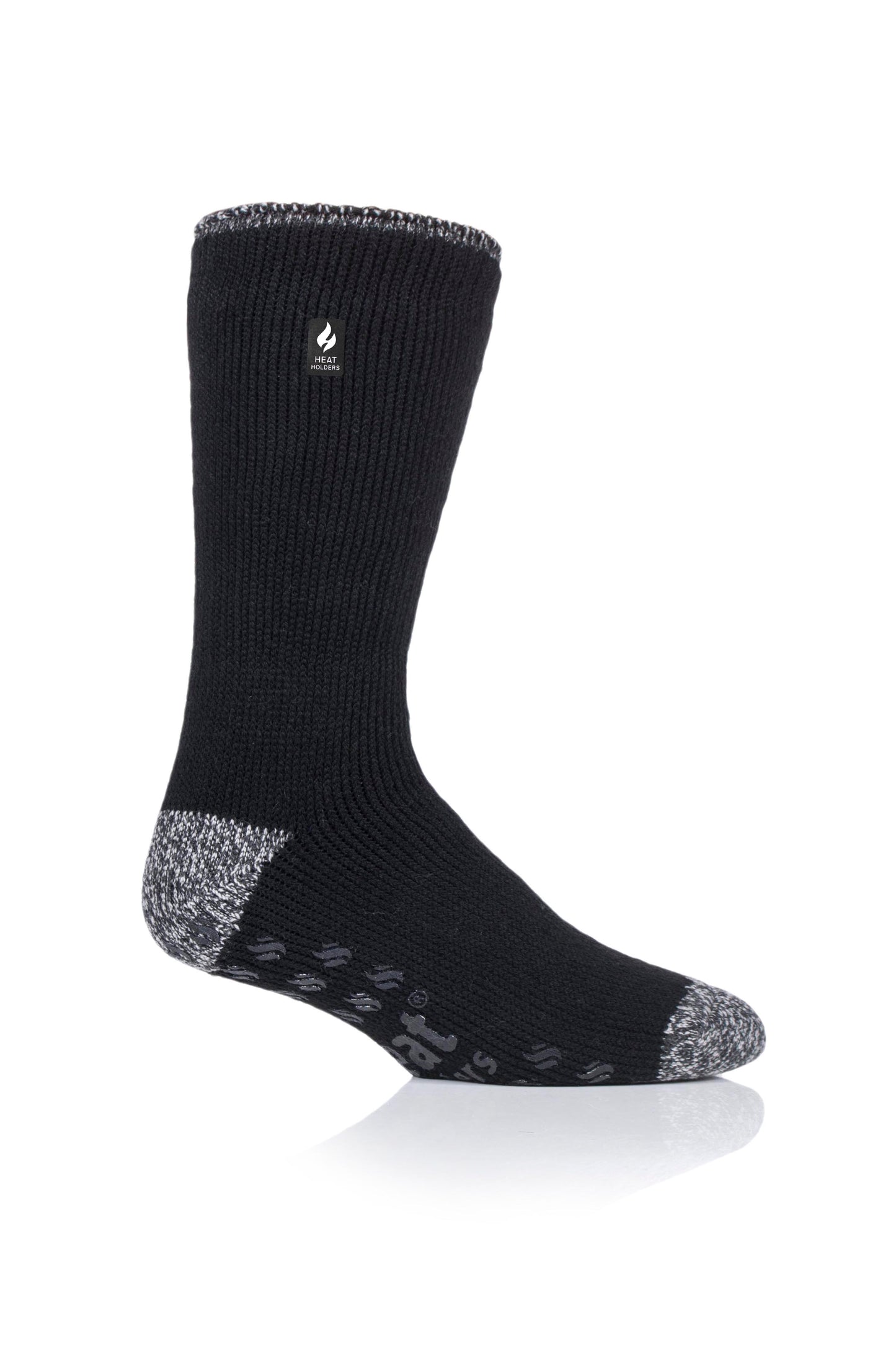 Mens Original Siskin Slipper Socks - Black