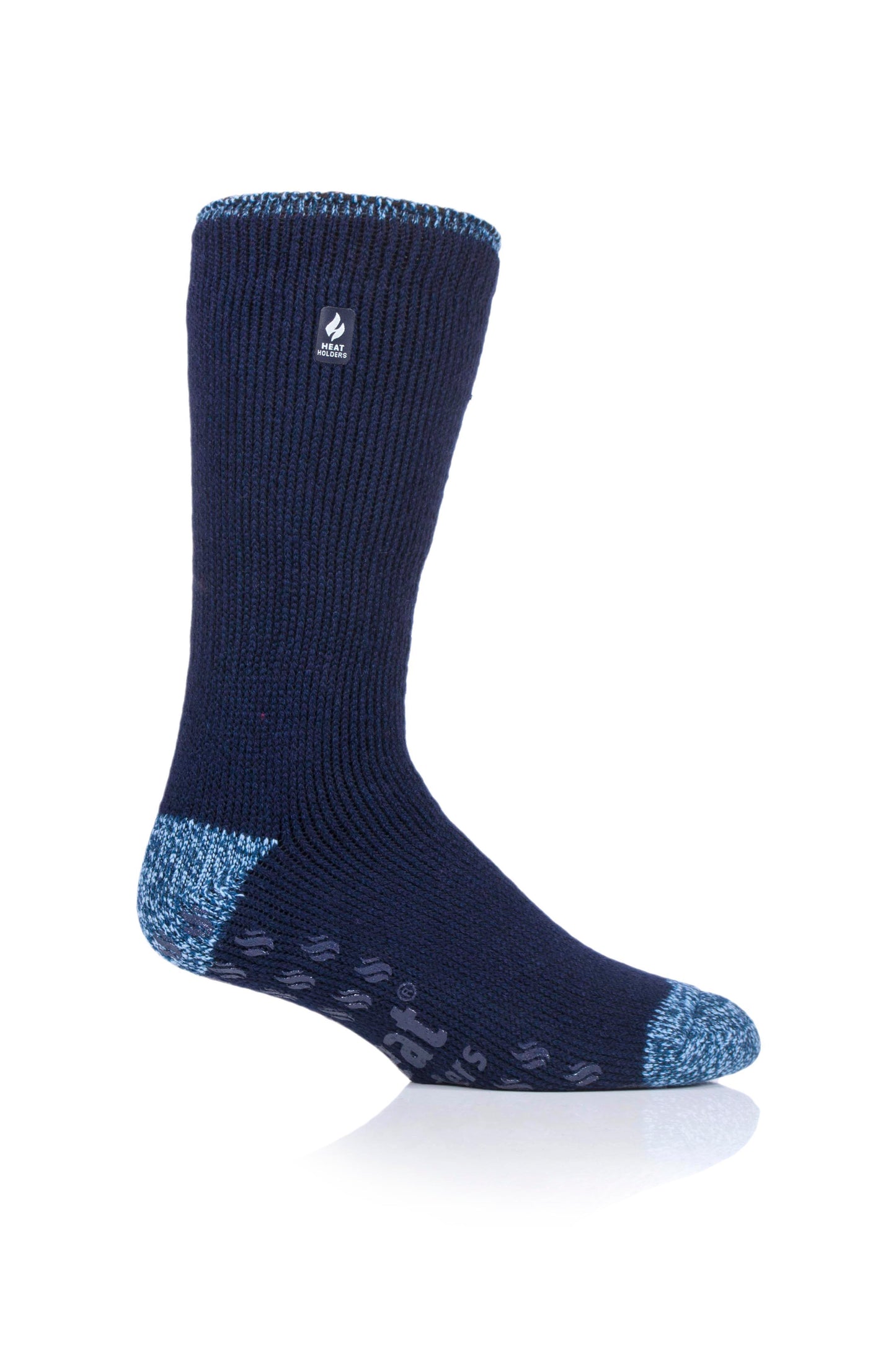 Mens Original Siskin Slipper Socks - Navy