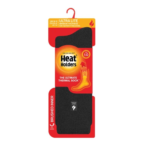 Heat Holders Herren Ultra Lite Cardinal Plain - Schwarz