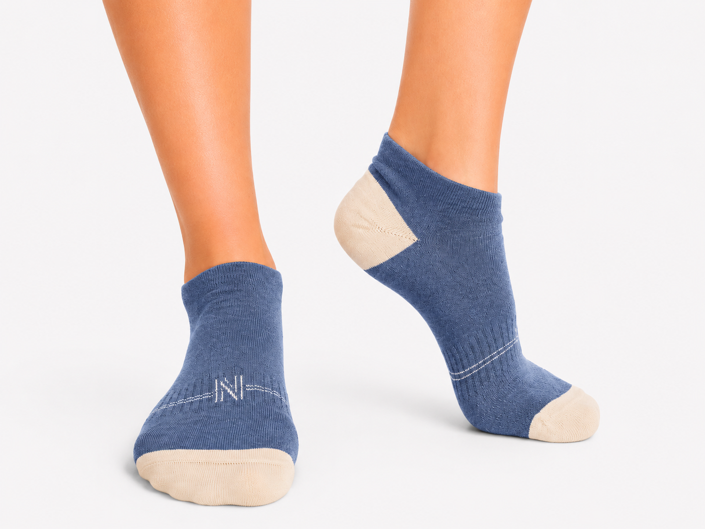 Damen Norfolk Sneaker Socken Premium Cream - 3er-Pack
