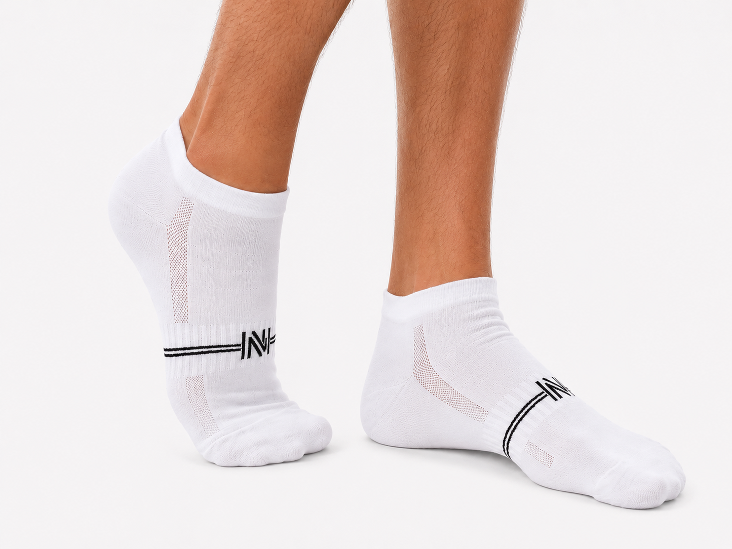 Norfolk Sneaker Socken weiß - 3er Pack