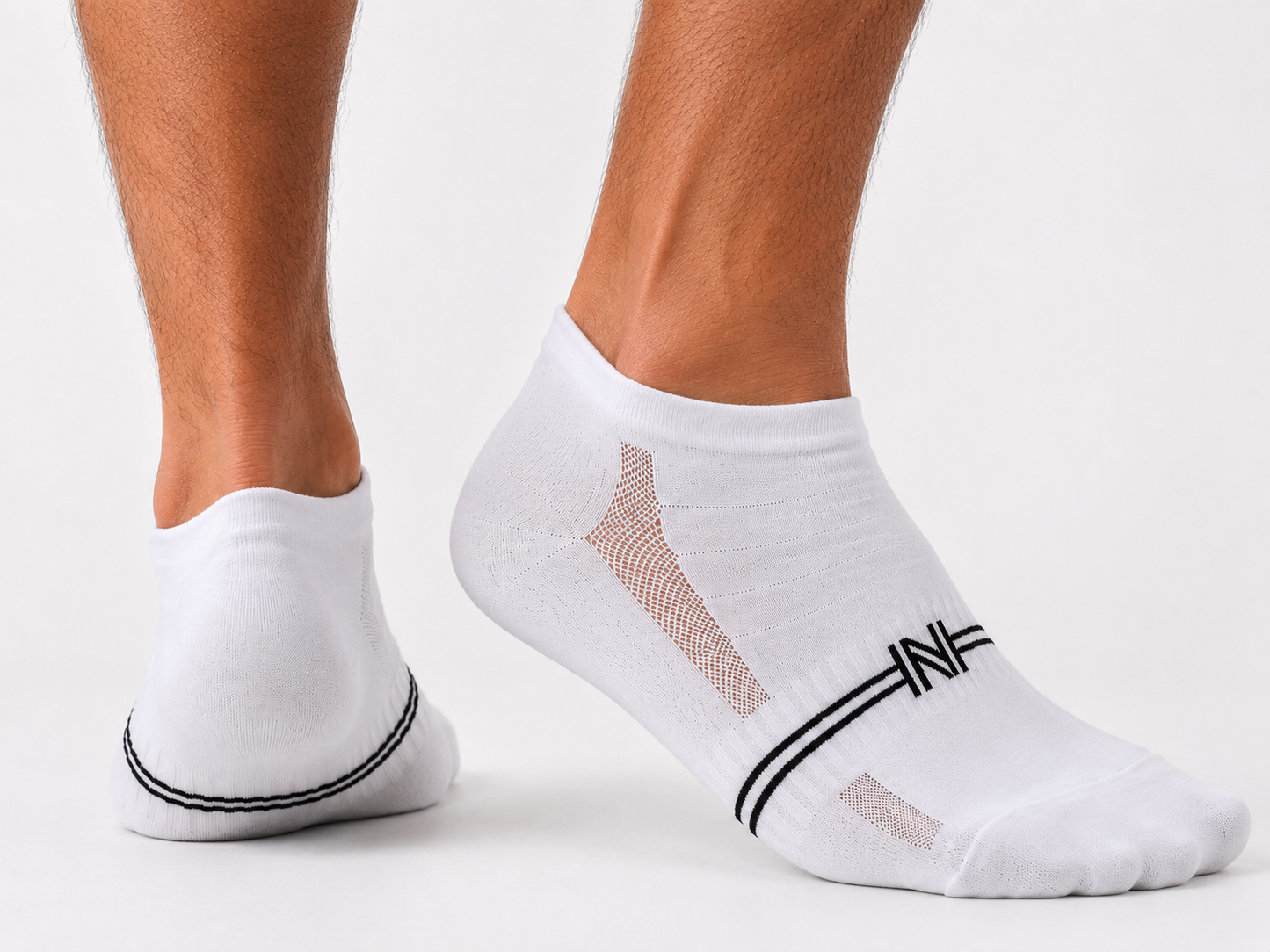 Norfolk Sneaker Socken weiß - 3er Pack