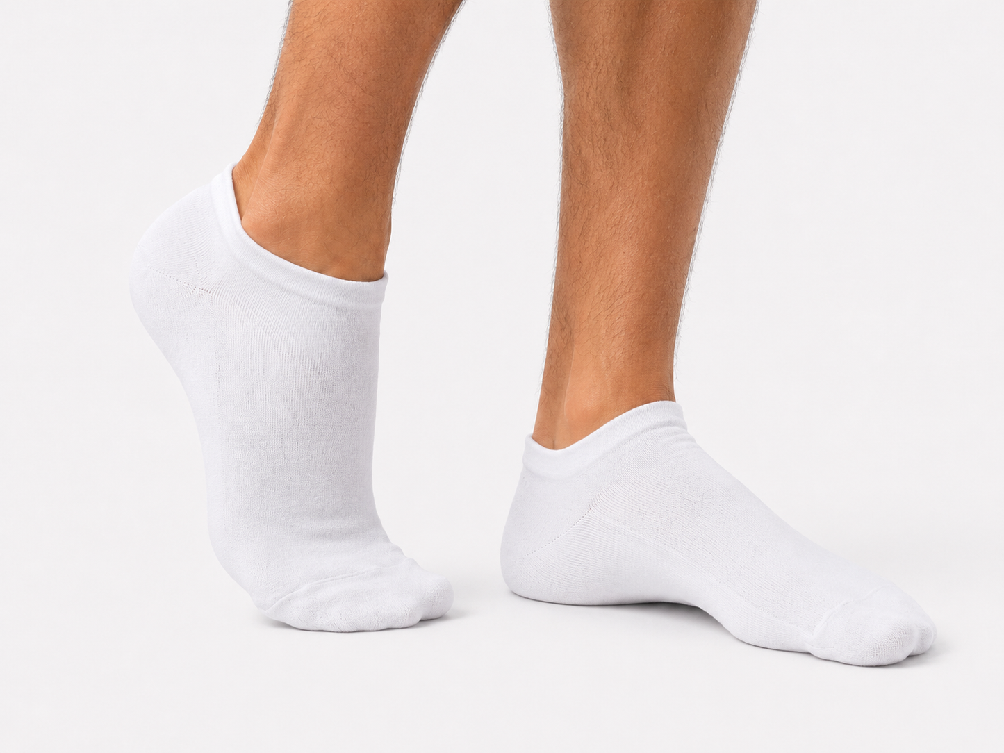 You For Nature Bio Baumwoll-Sneaker-Socken – Weiß - 2er Pack