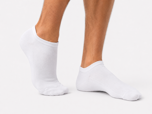 You For Nature Bio Baumwoll-Sneaker-Socken – Weiß - 2er Pack