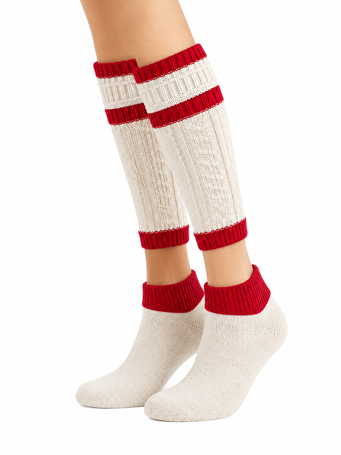Howana Damen Trachten-Set – Strumpf & passende Beinstulpen