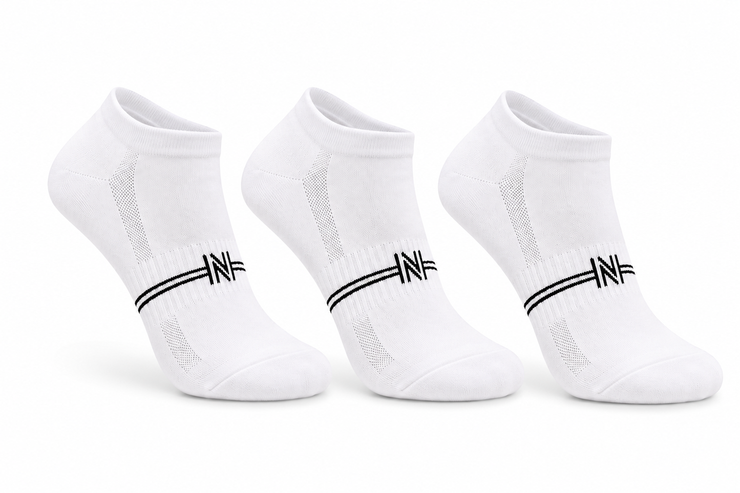Norfolk Sneaker Socken weiß - 3er Pack