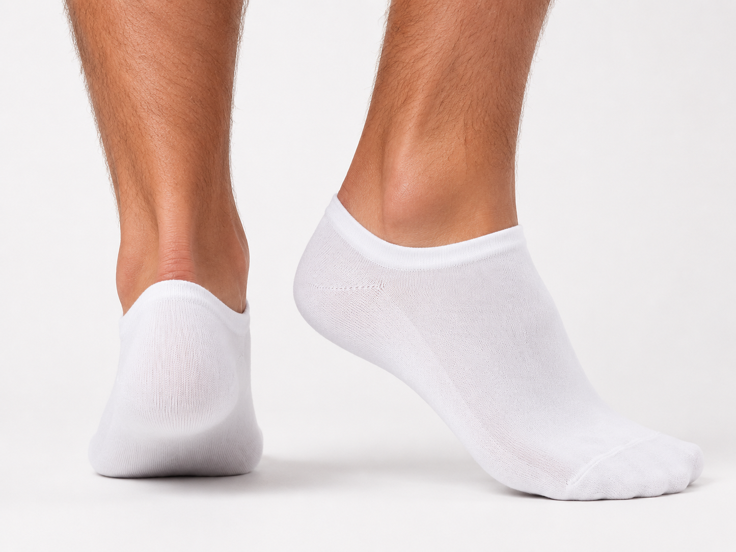 You For Nature Bio Baumwoll-Sneaker-Socken – Weiß - 2er Pack