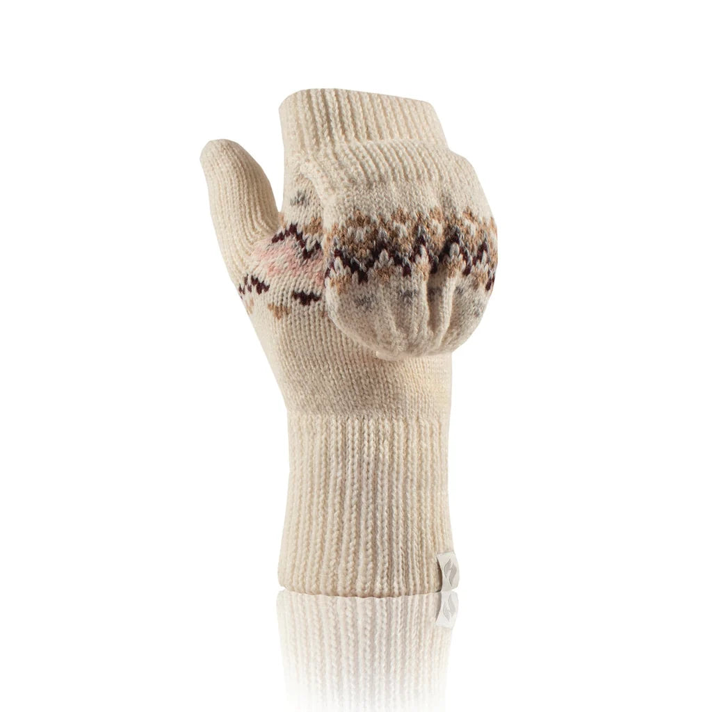 Heat Holder Damen Handschuhe/ Fäustlinge mit Muster