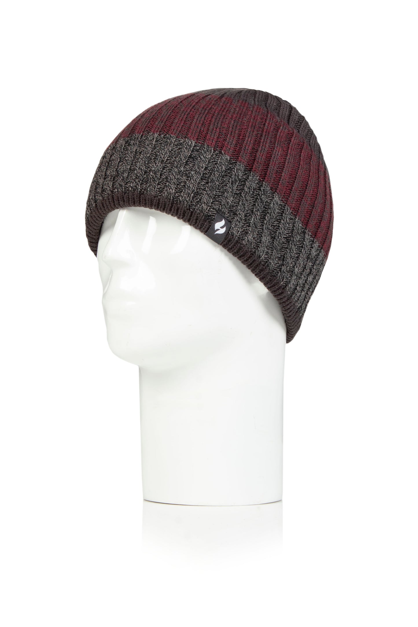 Mens Linden Beanie Hat - Charcoal