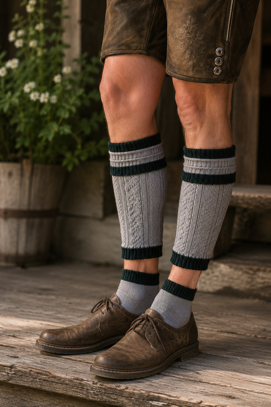Howana Herren Trachten-Set – Strumpf & passende Beinstulpen