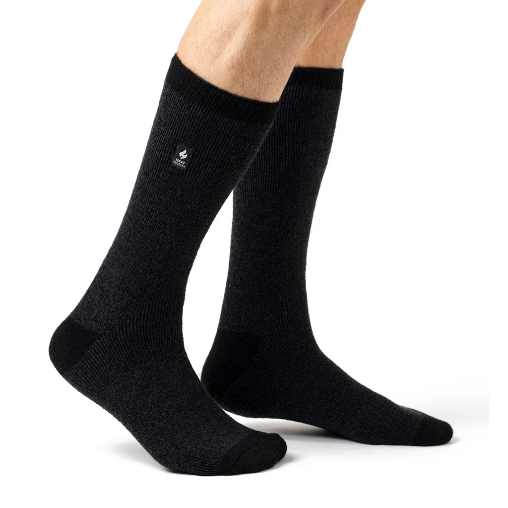 Heat Holders Herren Lite Amsterdam Thermosocken - Anthrazit & Schwarz