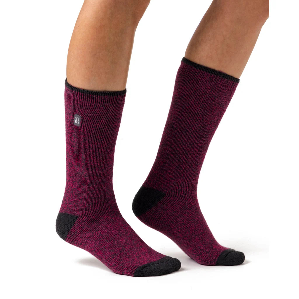 Heat Holders Damen Thermosocken Lite Viola - Himbeere & Anthrazit