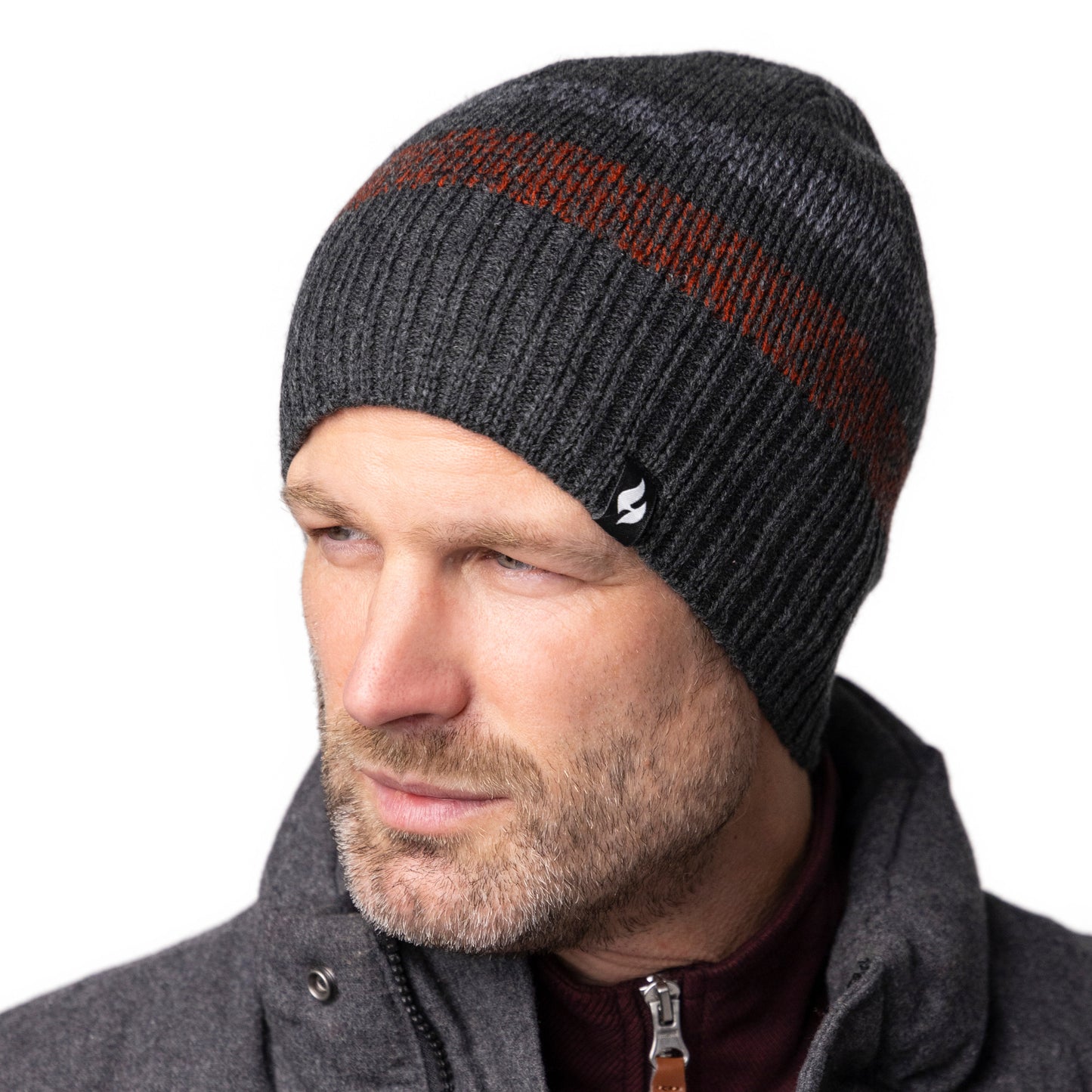 Mens Tromso Beanie Hat - Anthracite Melange