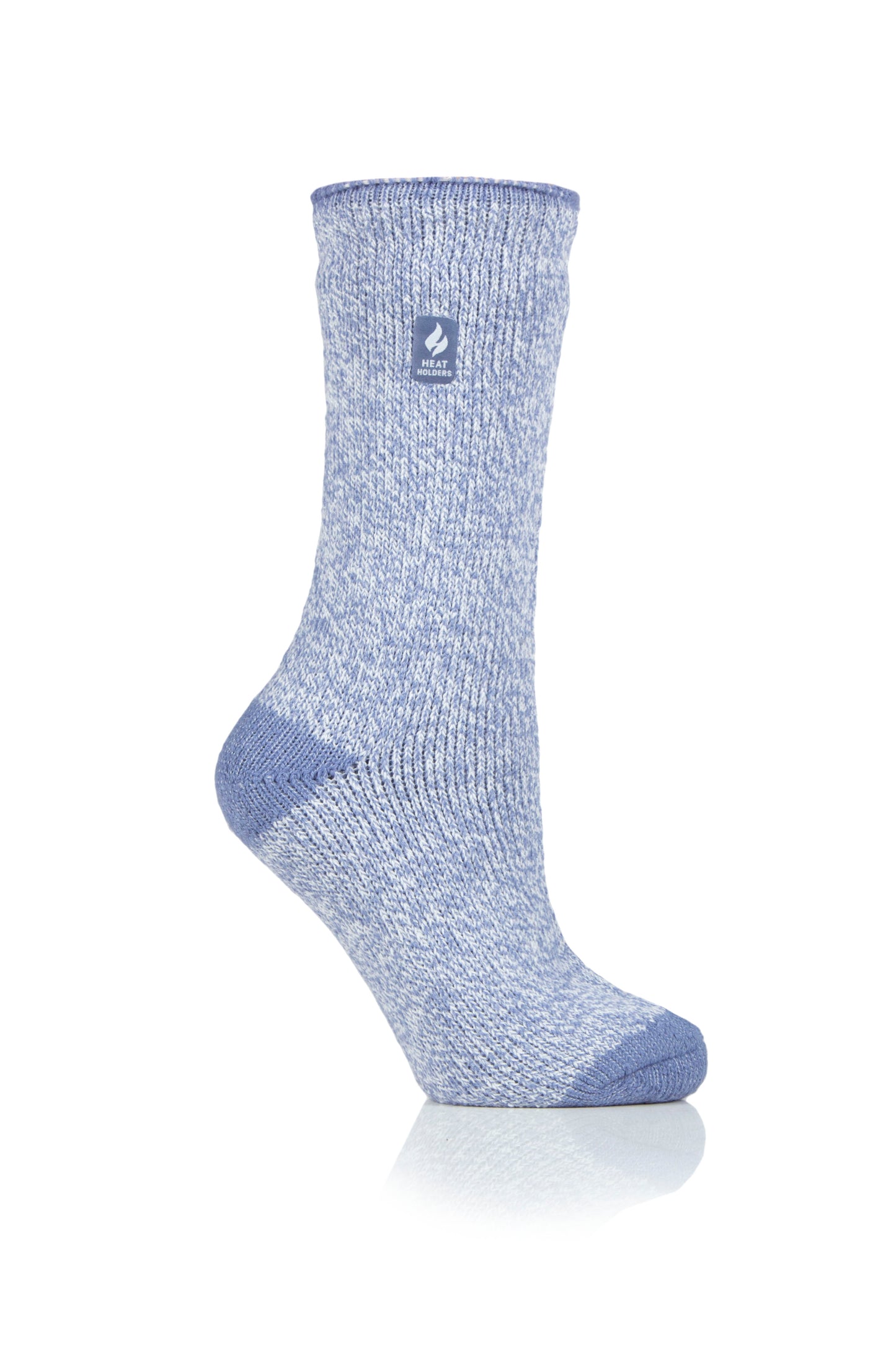 Ladies Lite Venice Heel & Toe Socks - Denim