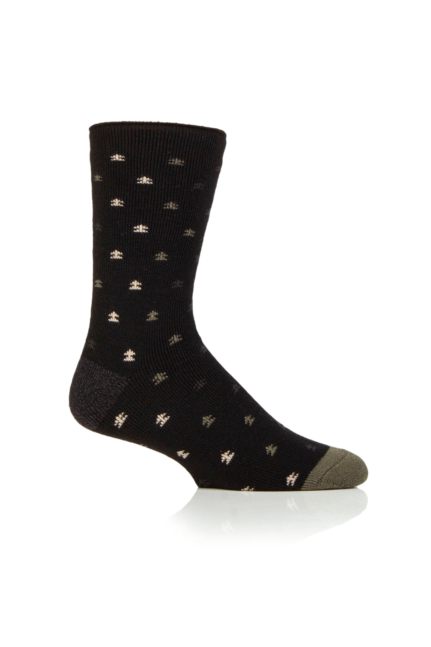 Mens Lite Marsoll Socks - Black & Olive