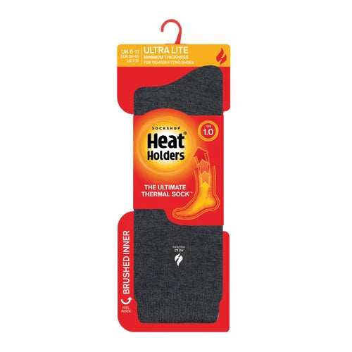 Heat Holders Herren Ultra Lite Thermosocken - Anthrazit
