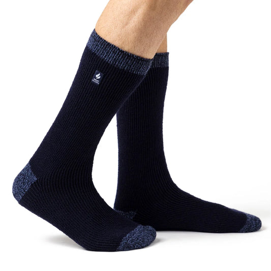 Heat Holders Herren Original Berlin Thermosocken – Marineblau & Denim