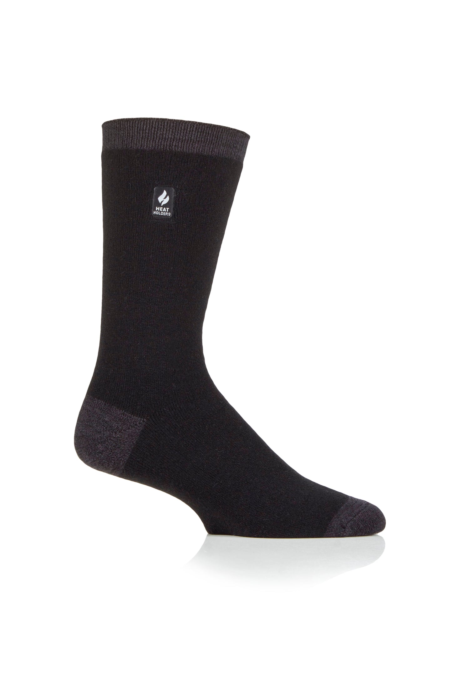 Mens Ultra Lite Budapest Heel & Toe Socks - Charcoal