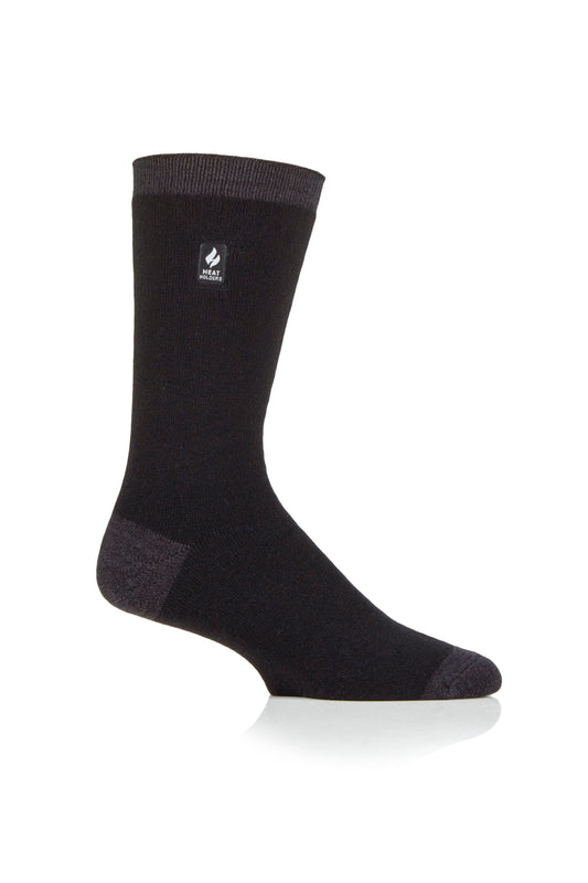 Mens Ultra Lite Budapest Heel & Toe Socks - Charcoal